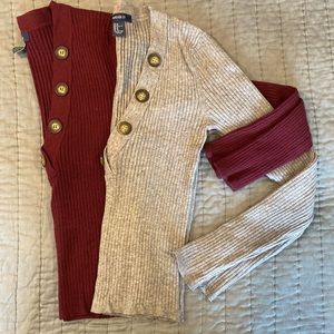 Twinning! Two forever 21 sweaters